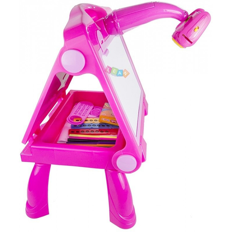 Tabuľa s projektorom Ružová